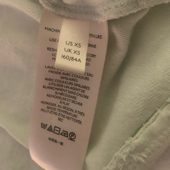 Anthropologie Amorina Mint Green Textured Babydoll Top - Picture 11 of 16